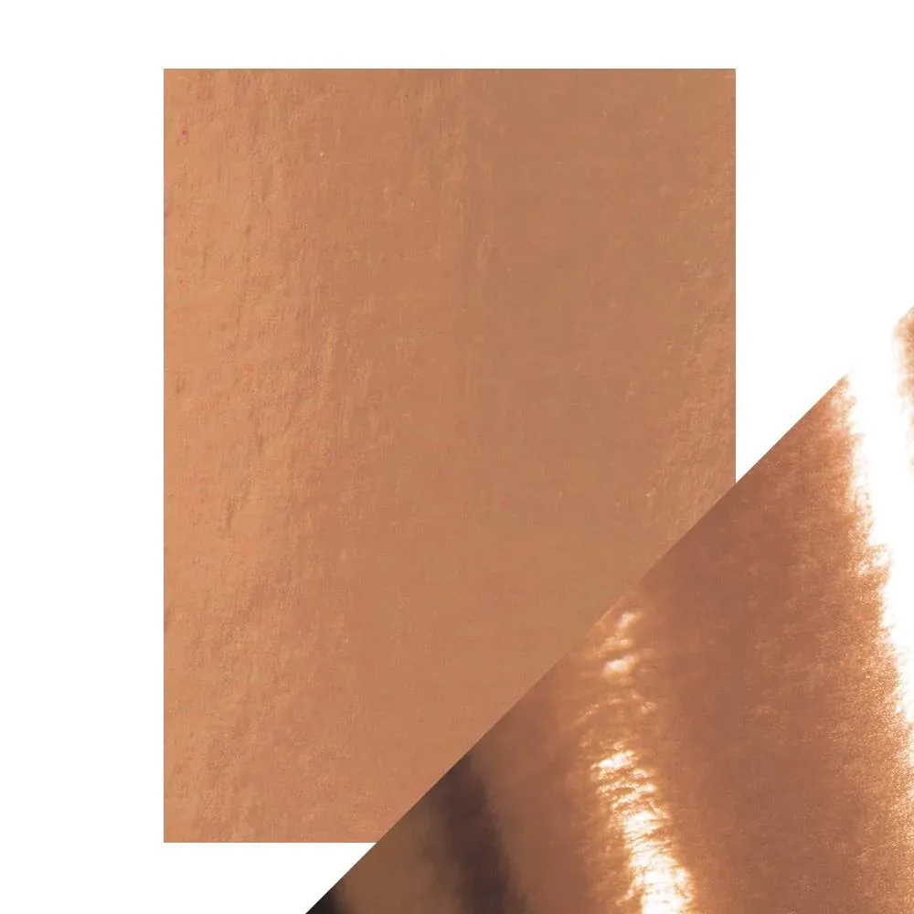 Rose Platinum Mirror Cardstock, 5 sheets